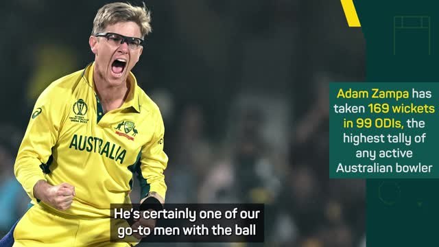 Marsh lauds 'go-to man' Zampa ahead of 100th ODI