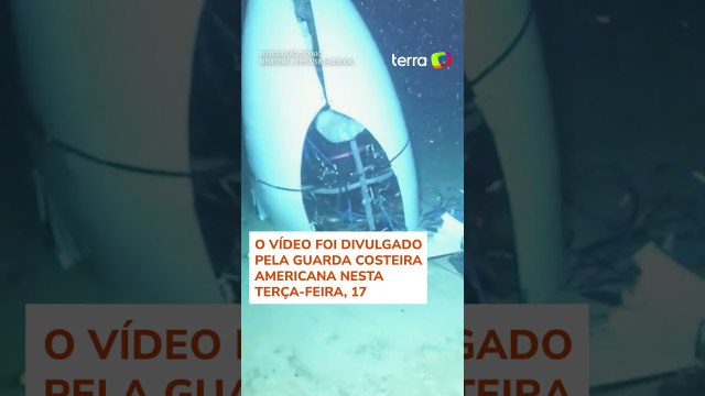 Imagens inéditas mostram submersível Titan no fundo do mar após implosão