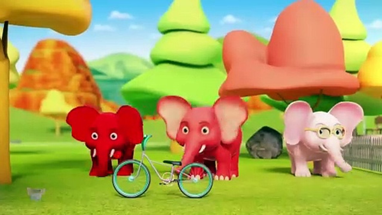 Ek Mota Hathi Ghumne Chala, एक मोटा हाथी, Hindi Balgeet and Kids Animated Vi_HD