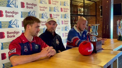 2024 BFNL grand final media conference - Gisborne v Sandhurst.