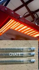 R7S fast medium wave heating elements infrared quartz heating lamps for flash dryer