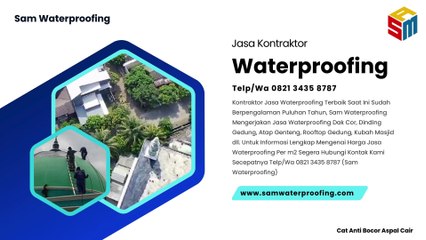 Cara Ampuh Atasi Kebocoran Dinding Menggunakan Aspal Cair | Kontraktor Jasa Waterproofing Dinding