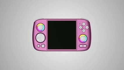ANBERNIC RG Cube Retro Handheld Game Console 64bit Android 13 Unisoc T820 3.95 Inch IPS Screen Hall Joystick RGB lighting effect