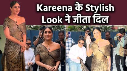 Kareena Kapoor के बनारसी साड़ी वाले Sylish Look ने किया सबको घायल, Video Viral