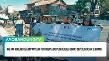 KAI dan Korlantas Kampanyekan Pentingnya Disiplin Berlalu Lintas di Perlintasan Sebidang