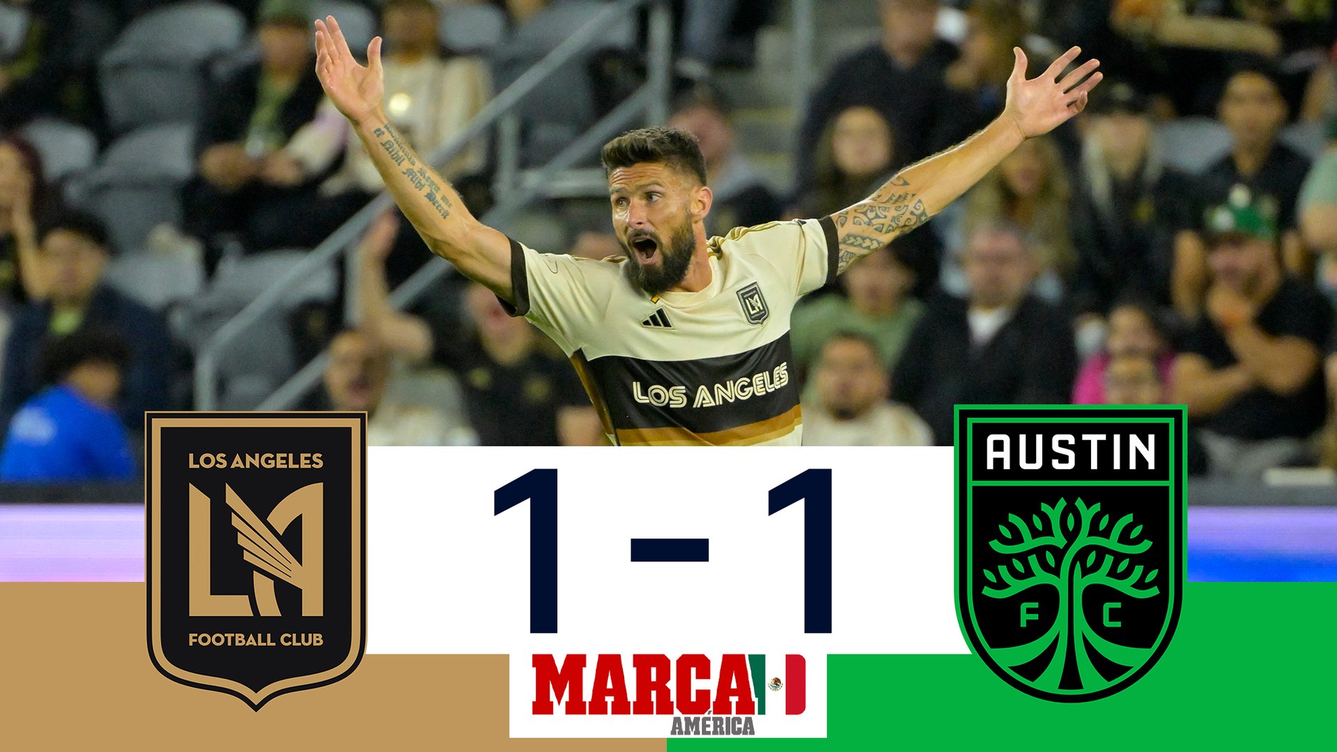 Carlos Vela presencia el empate angelino | LAFC 1-1 Austin | Goles y jugadas | MLS