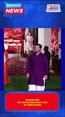 CELEBRITIES VISITS CHIEF MINISTER EKNATH SHINDE'S HOUSE FOR  GANPATI DARSHAN 7