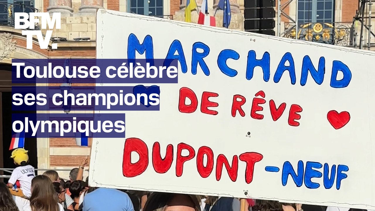 "On est tous contents et fiers d’eux": les Toulousains célèbrent leurs champions olympiques