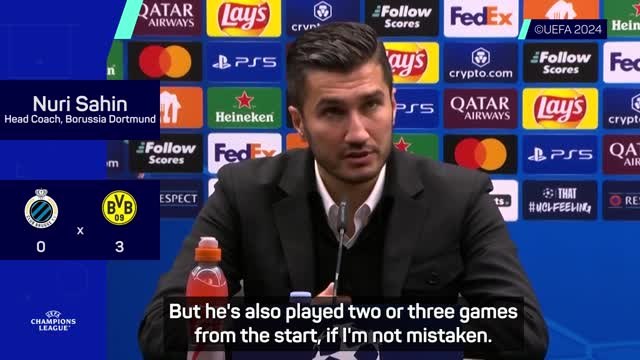 Bynoe-Gittens a 'very important player' for Dortmund - Sahin