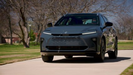 2025 Toyota Crown Signia Limited Storm Cloud Driving in the city