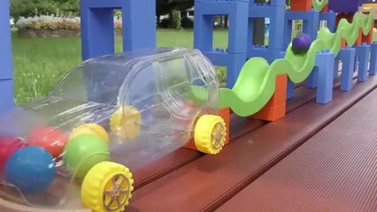 Marble Run Enjoyed in Nature ☆ Fun Time with Rolling Balls #ASMR,#