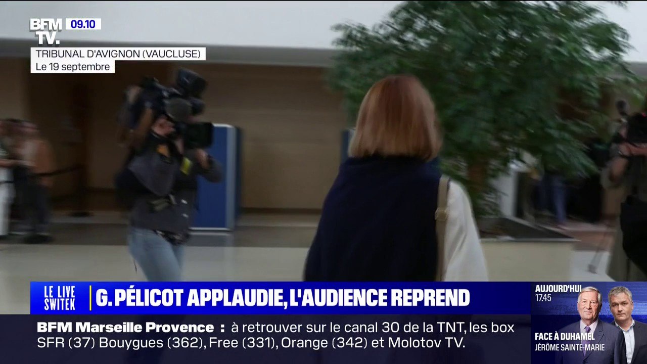 Procès des viols de Mazan: Gisèle Pelicot applaudie à son arrivée au tribunal pour la reprise de l'audience