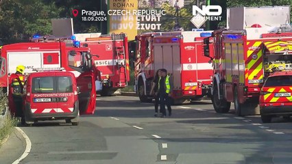 Prag'da yüksek hızlı yolcu treni ile yük treni çarpıştı: 25 yaralı
