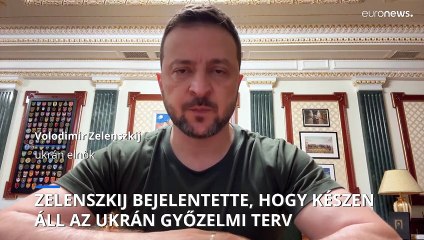 Zelenszkij győzelmi tervet, Putyin hadseregmodernizációt jelentett be