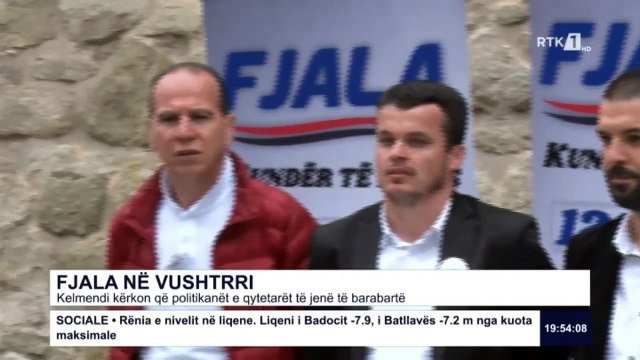FJALA - Hapja e fushatës në Vushtrri (reportazh nga RTK-ja) - 2019
