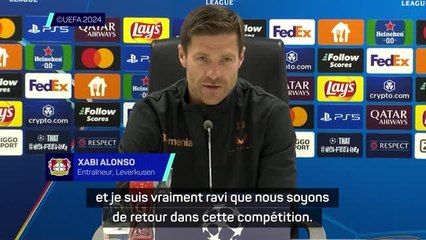 Leverkusen - Alonso : "Ravi que nous soyons de retour dans cette compétition"