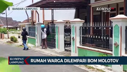 Rumah Warga Dilempar Bom Molotov Oleh Orang Tak Dikenal
