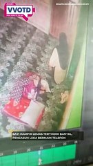 Seorang bayi kanak-kanak hampir lemas kerana tertindih bantal