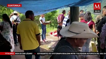 Se cumplen dos meses desde que habitantes de Chiapas huyeron a Guatemala por la violencia