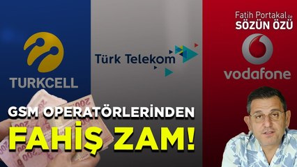 GSM OPERATÖRLERİNDEN FAHİŞ ZAM!