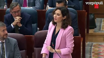 La respuesta como periodista de Ayuso a Lobato