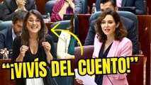 La gritona Bergerot vuelve a la Asamblea dando lecciones de feminismo y Ayuso pisotea su discurso