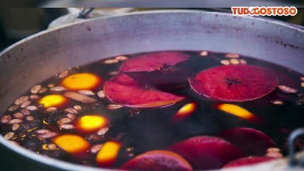 Vinho quente para festa junina