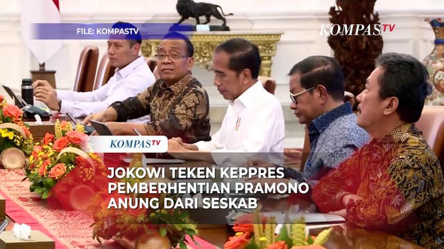 Jokowi Teken Keppres Pemberhentian Pramono Anung Sebagai Seskab, Tunjuk Pratikno Jadi Plt
