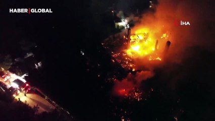 Kovboy kasabası küle döndü