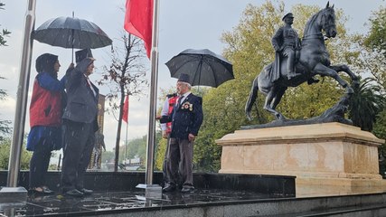 Gaziler gününde gururlandıran görüntü