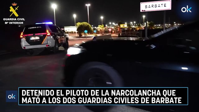 Detenido el piloto de la narcolancha que mató a los dos guardias civiles de Barbate (Cádiz) mp4