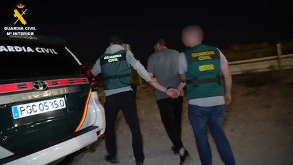 Imágenes de la detención del presunto autor