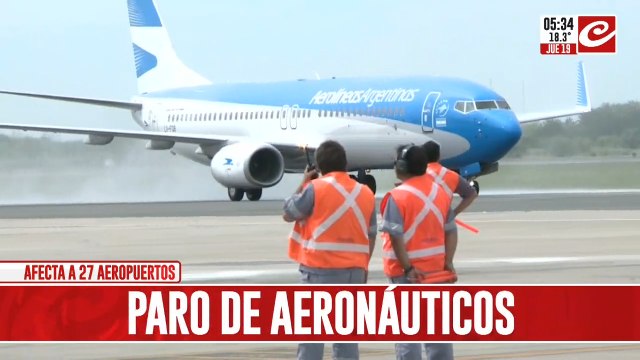 Alerta pasajeros: paro de aeronáuticos afecta a 27 aeropuertos del país