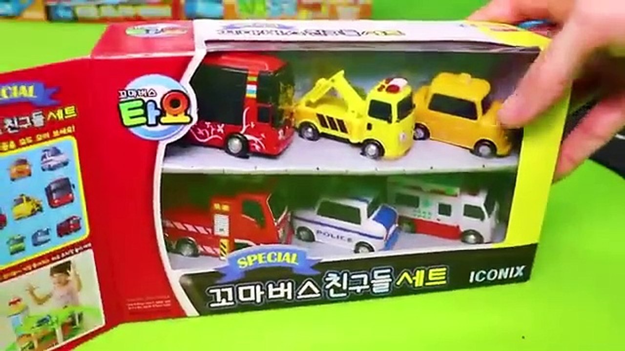 Tayo El Pequeño Autobús juguetes -  Excavadora - Tayo the Little Bus Friends Toys cars for kids