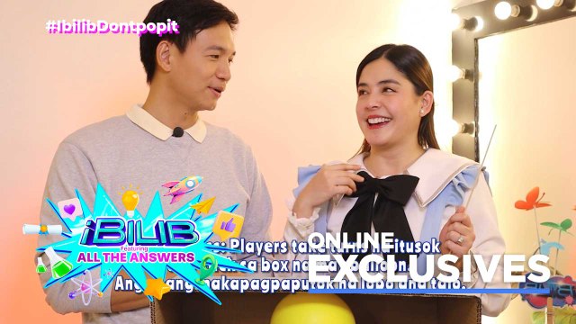 iBilib: DON’T POP IT challenge with Chris Tiu and Shaira Diaz! (Online Exclusives)