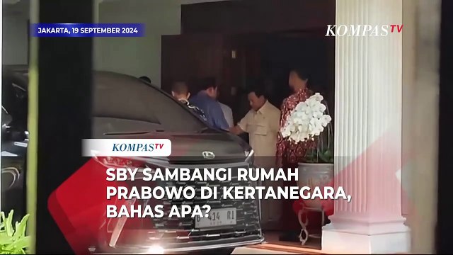 SBY Sambangi Rumah Prabowo Subianto di Kertanegara, Bahas Apa?