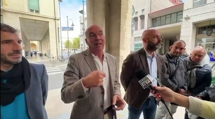 Livorno, il sopralluogo al cantiere di via Grande