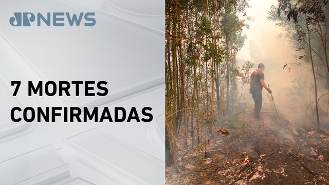Mais de 40 incêndios florestais continuam ativos em Portugal