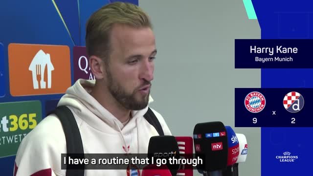 Kane reveals penalty routine in 'strange' Champions League win