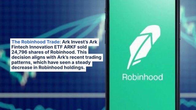 Cathie Wood's Ark Invest Continues Dumping Robinhood And Palantir Shares As Interest Rates Fall