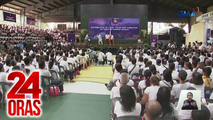 PBBM, namahagi ng mga titulo ng lupa sa mga magsasaka at agri graduates sa Palawan at Iloilo; mga ambulansta, ipinamahagi rin | 24 Oras