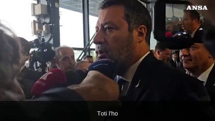Salvini: "Toti e' stato un ottimo governatore e una persona per bene"
