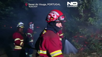 Tải video: Incêndios florestais não dão descanso aos bombeiros portugueses