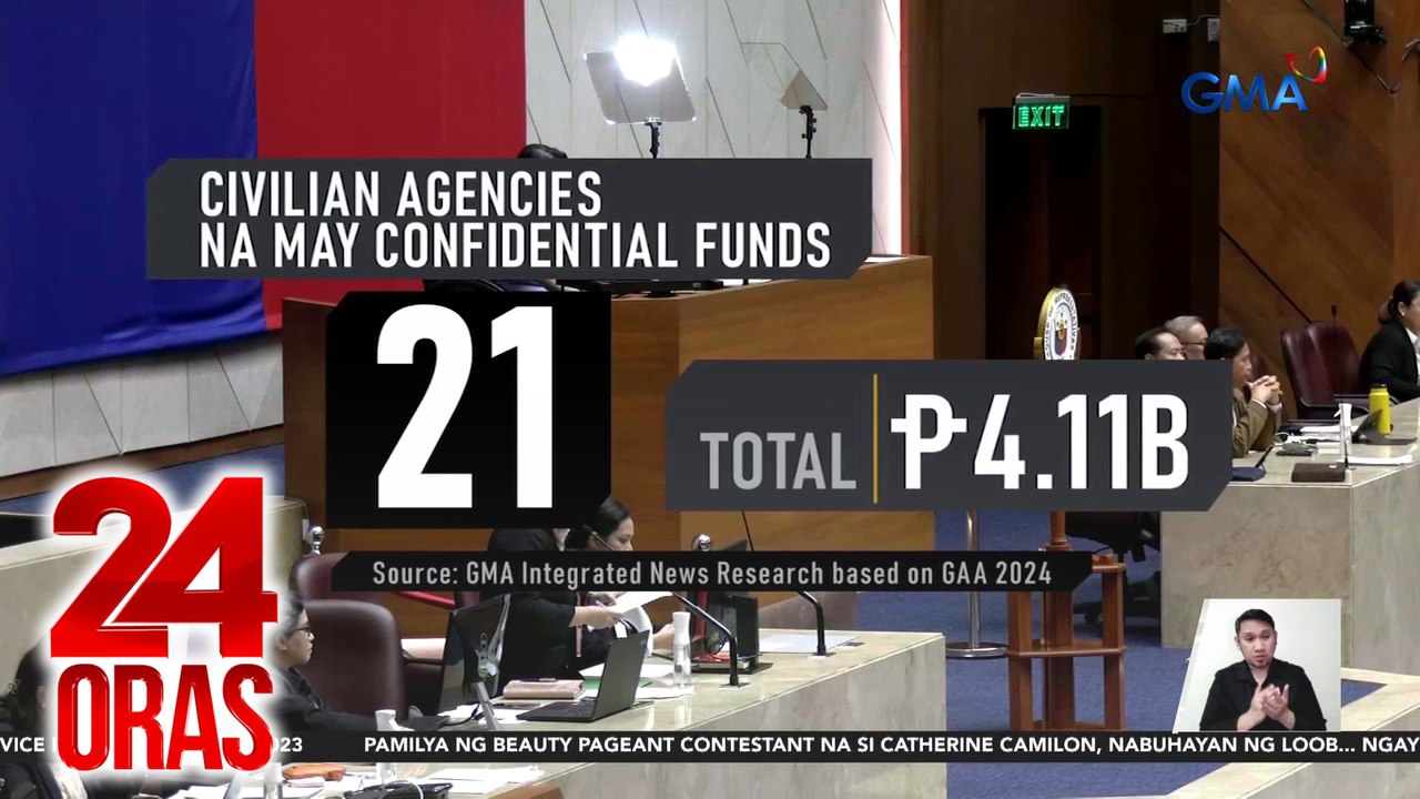 GMAIN Explainer - 'Di na binubusisi kung para saan ang "intel fund" ng security agencies at "confi" ng civilian gov't agencies | 24 Oras
