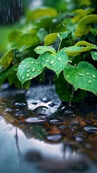 Nature #MacroPhotography #CloseUp #NatureDetails #Raindrops #Leaves #Petals # #NatureLovers #Shorts