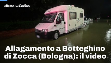 Allagamento a Botteghino di Zocca (Bologna): il video