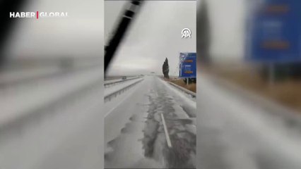 Van'da her yer beyaza büründü