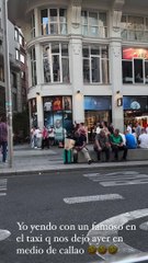 La elegancia de Federico Valverde y Mina Bonino en la presentación de una película en Madrid