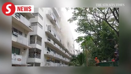 The Straits Times | Fire at Kaki Bukit industrial building