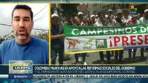 Colombianos se movilizan en respaldo al Pdte. Petro